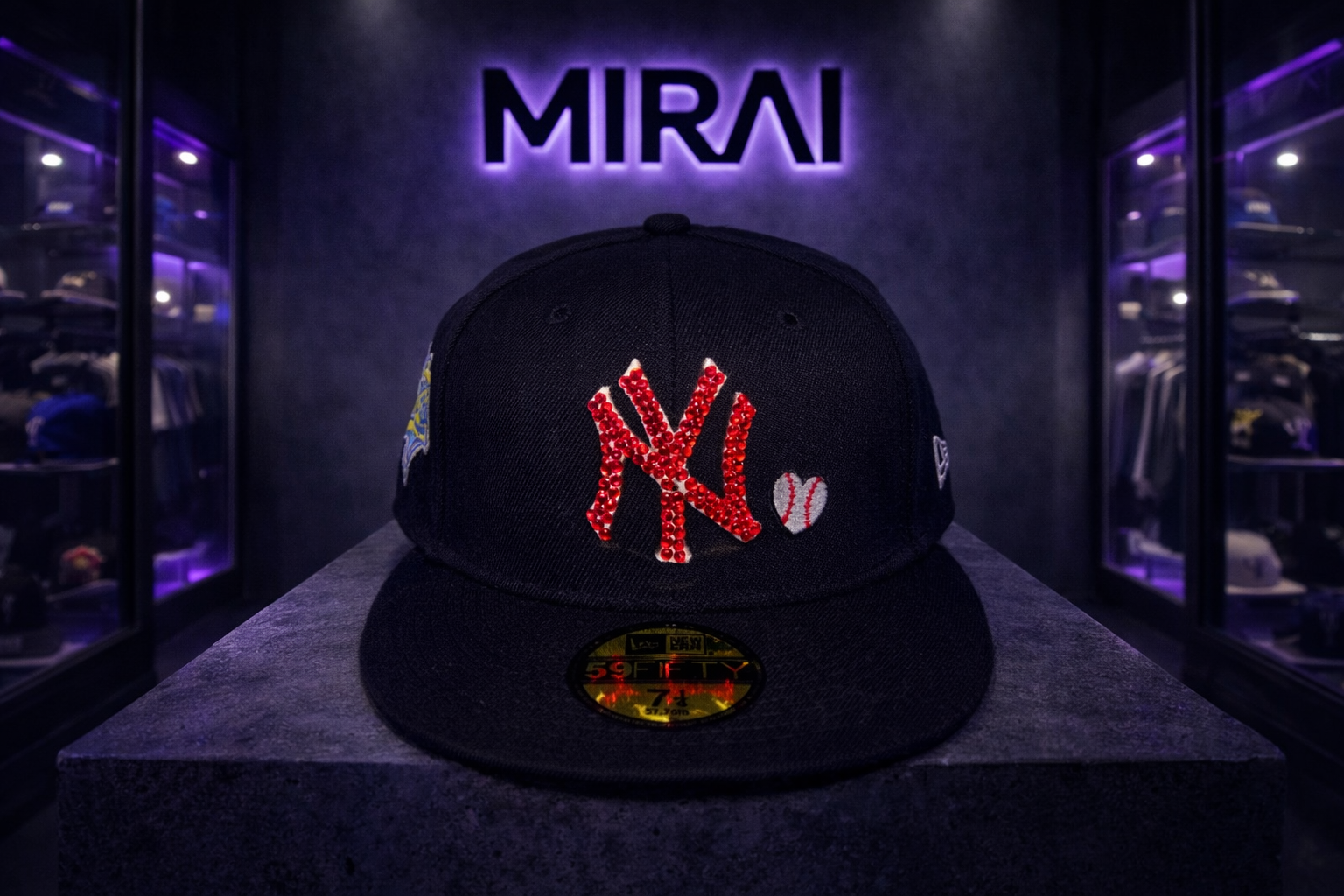 NY Yankees Pearl Navy