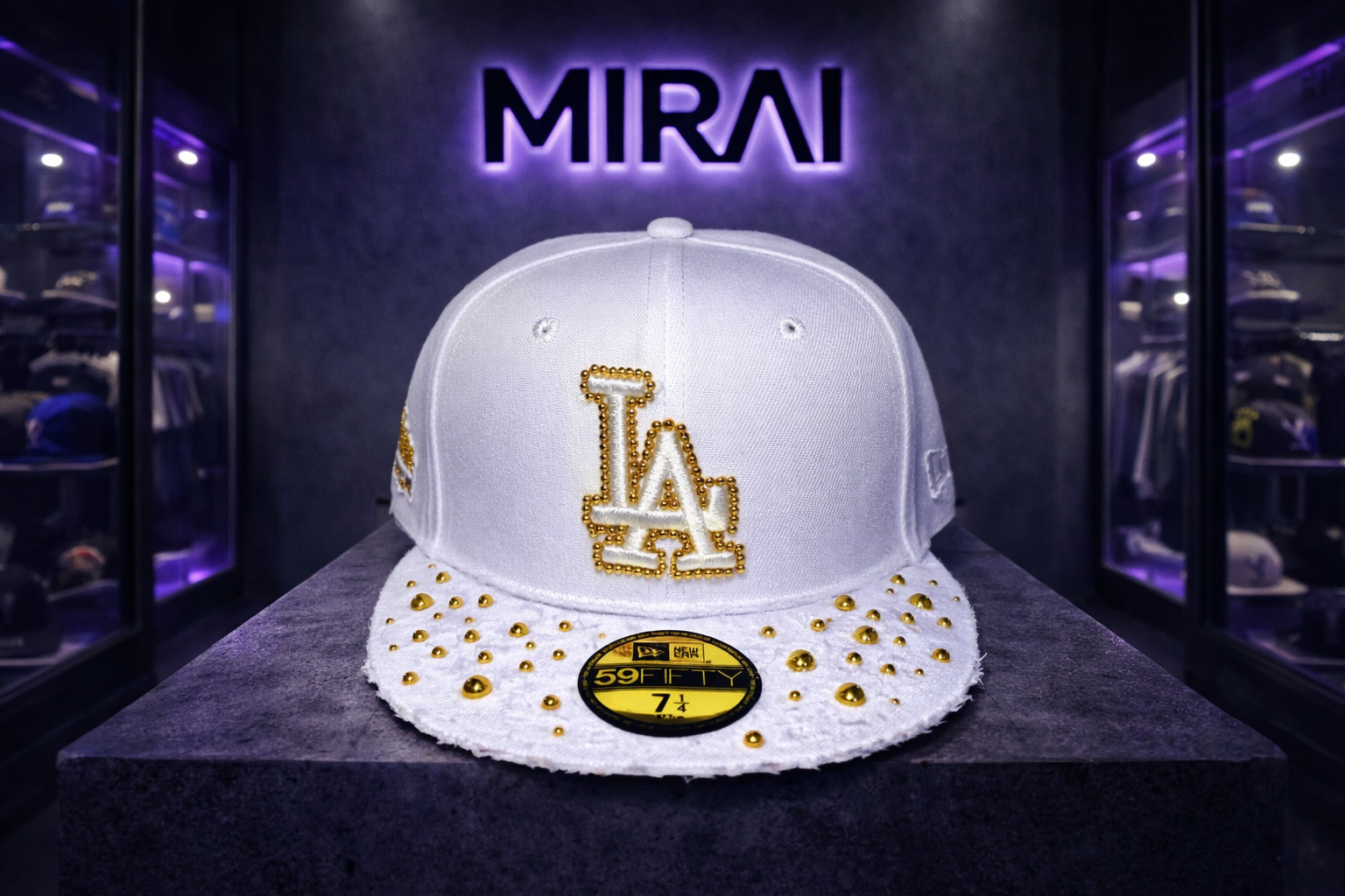 LA Dodgers Gold White