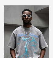 Black Island Skulls T-Shirt 1900 - Grey