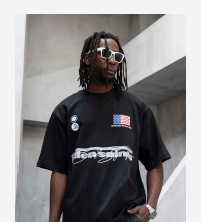 Black Island USA T-Shirt 1989 - Black