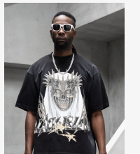 Black Island Skull Crown T-Shirt 2023 - Black