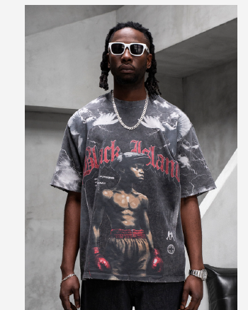 Black Island Boxer T-Shirt 2003 - Antra