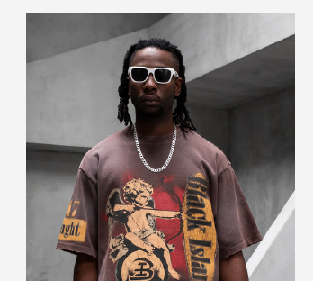 Black Island Cherub T-Shirt - Brown